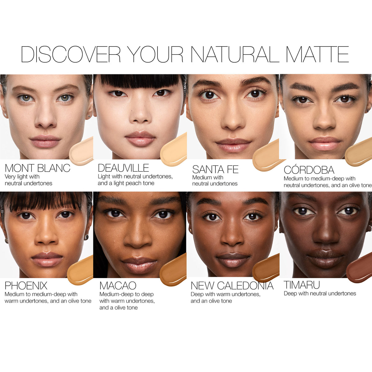 Natural Matte Longwear Foundation Discovery Card