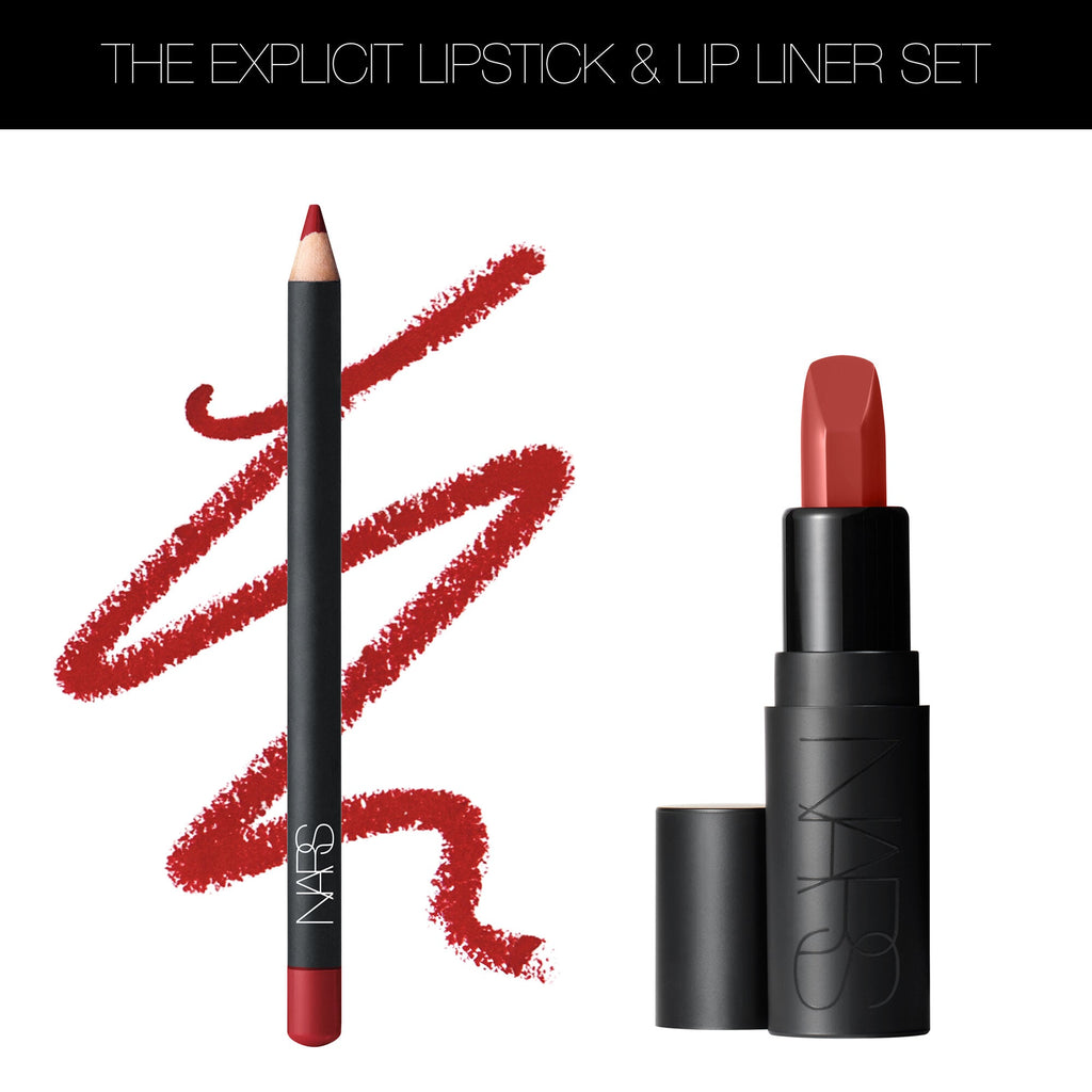 The Explicit Lipstick & Lip Liner Set