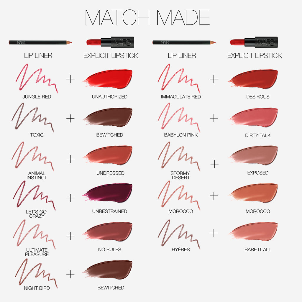 The Explicit Lipstick & Lip Liner Set